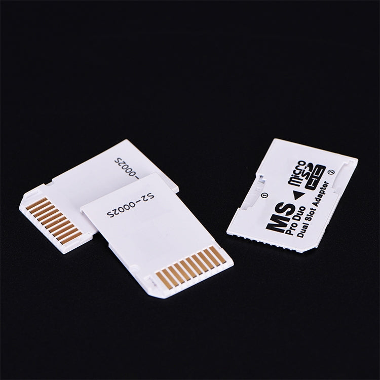 CR-5400 Dual Slot Micro SDHC(TF) to MS PRO Duo Adapter, Total Supported Capacity: 64GB - Card Adapter by PMC TechLife | Online Shopping South Africa | PMC TechLife