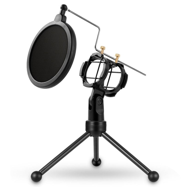 Yanmai PS-3 Mini Portable Microphone Anti-network Shockproof Desktop Stand(Black) - Stand by Yanmai | Online Shopping South Africa | PMC TechLife | Buy Now Pay Later Mobicred