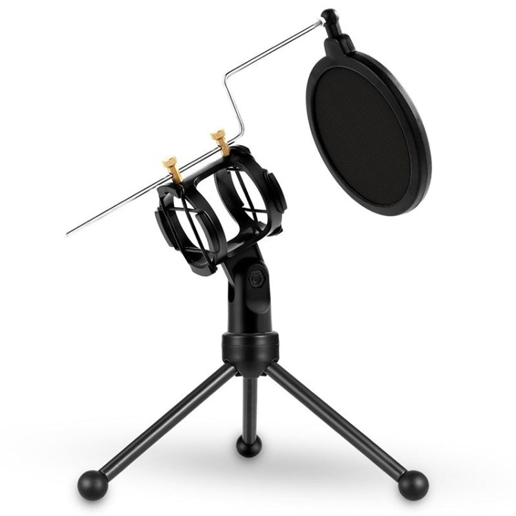 Yanmai PS-3 Mini Portable Microphone Anti-network Shockproof Desktop Stand(Black) - Stand by Yanmai | Online Shopping South Africa | PMC TechLife | Buy Now Pay Later Mobicred