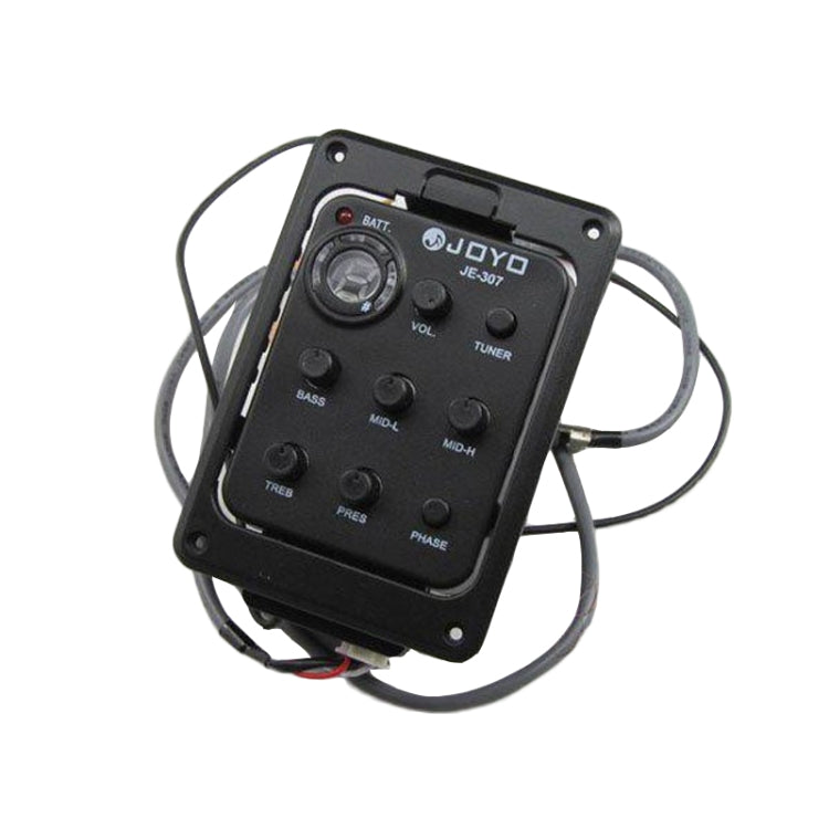 JOYO JE-307 Guitar Pickup 5-Band Equalizer Folk Guitar EQ Acoustic guitarra Pickup Preamp Electric Digital Tuner (Black) - free shipping - PMC TechLife - Order now!