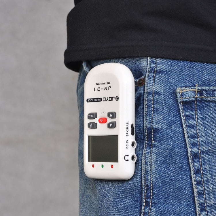 JOYO JM-91 Mini Portable Multi-functional Vocal Metronome Electronic Digital Metronome Tone Generator Tuner for Guitar Violin Ukulele(White) - free shipping - PMC TechLife - Order now!