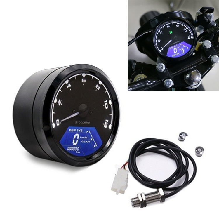 Speedpark Universal Motorcycle Retro Modified Instrument Odometer LCD Instrument Assembly - Others by Speedpark | Online Shopping South Africa | PMC TechLife | Buy Now Pay Later Mobicred