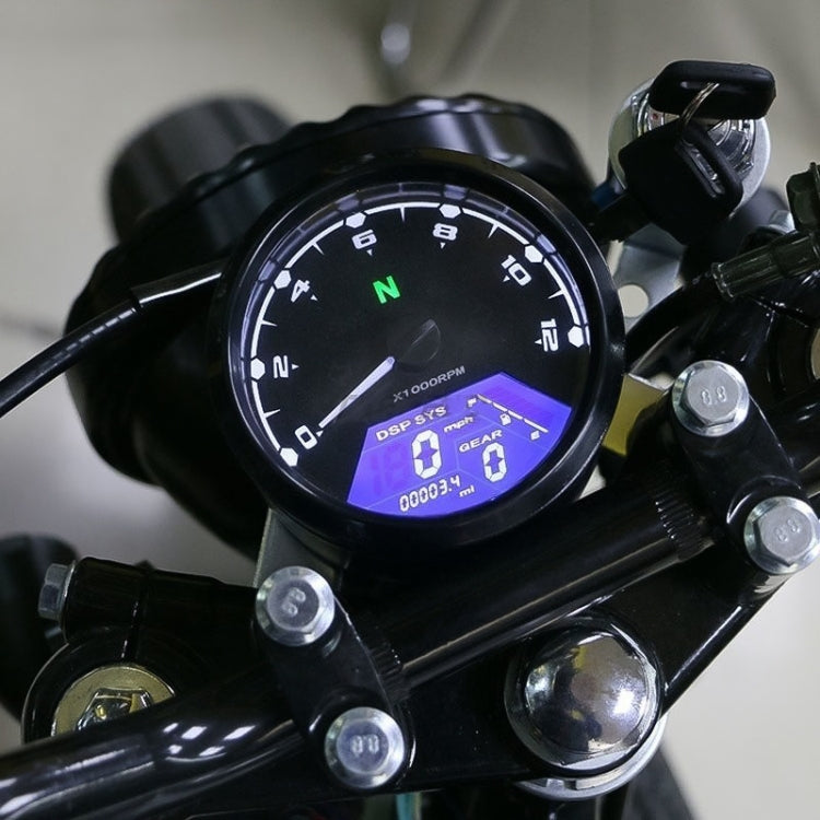 Speedpark Universal Motorcycle Retro Modified Instrument Odometer LCD Instrument Assembly - Others by Speedpark | Online Shopping South Africa | PMC TechLife | Buy Now Pay Later Mobicred