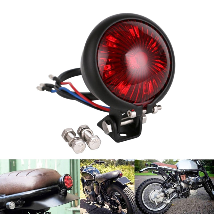 Speedpark 12V Motorcycle Modified Tail Light Brake Light for Harley(Black) - free shipping - PMC TechLife - Order now!