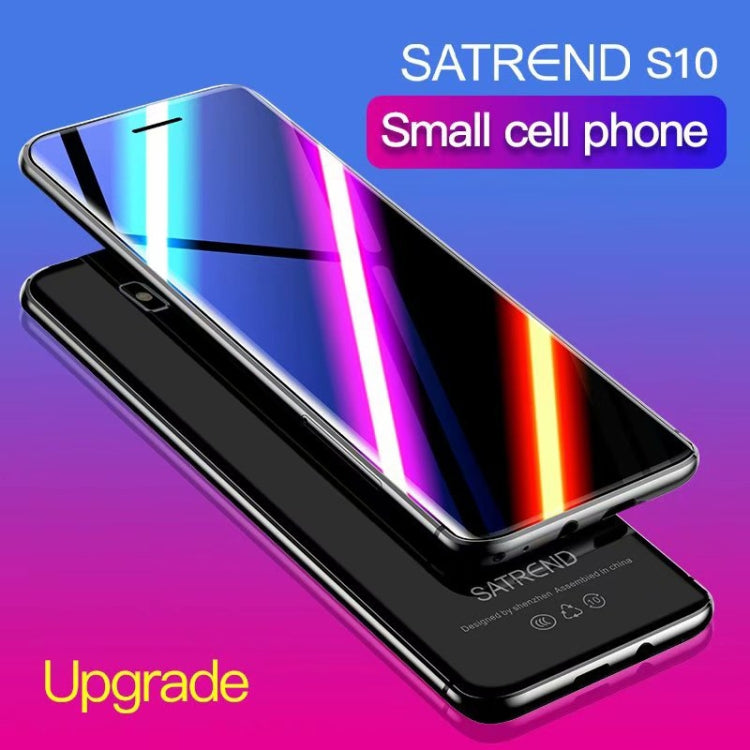 SATREND S10 Card Mobile Phone, 2.4 inch Touch Screen, MTK6261D, Support Bluetooth, FM, GSM, Dual SIM(Black) - free shipping - PMC TechLife - Order now!