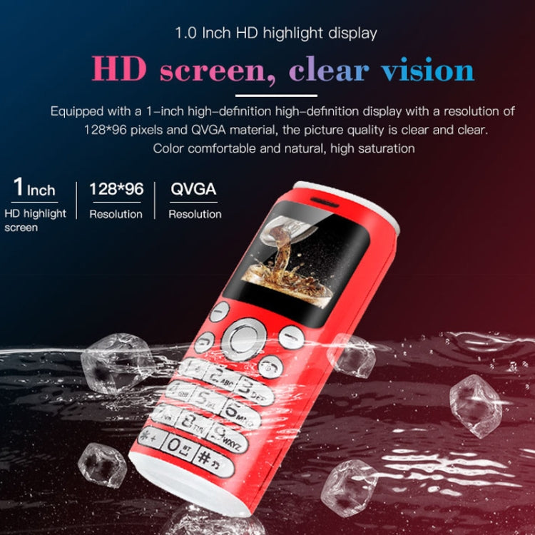 Satrend K8 Mini Mobile Phone, 1.0 inch, Hands Free Bluetooth Dialer Headphone, MP3 Music, Dual SIM, Network: 2G(White) - free shipping - PMC TechLife - Order now!