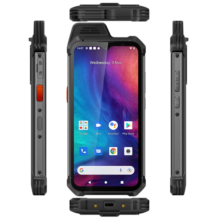 UNIWA W888 Standard Rugged Phone, 4GB+64GB, IP68 Waterproof Dustproof Shockproof, 5000mAh Battery, 6.3 inch Android 11 MTK6765 Helio P35 Octa Core up to 2.35GHz, Network: 4G, NFC, OTG(Black) - UNIWA by UNIWA | Online Shopping South Africa | PMC TechLife