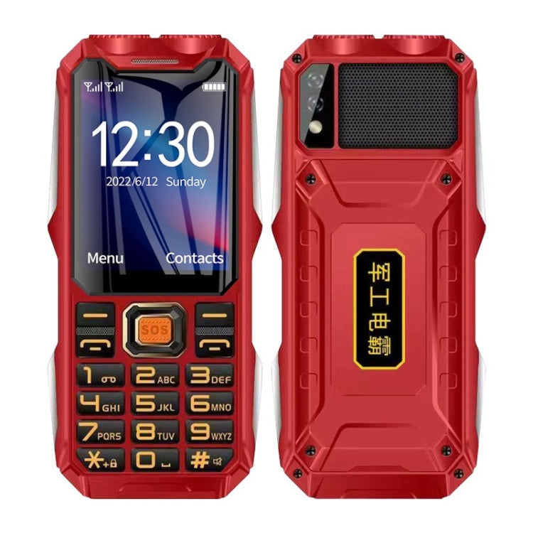 Mafam 4G Triple Proofing Elder Phone, Waterproof Shockproof Dustproof, 16800mAh Battery, 2.4 inch, 21 Keys, Bluetooth, LED Flashlight, FM, SOS, Dual SIM, Network: 2G (Red) - Others by PMC TechLife | Online Shopping South Africa | PMC TechLife