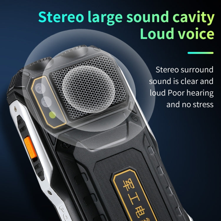 Mafam 4G Triple Proofing Elder Phone, Waterproof Shockproof Dustproof, 16800mAh Battery, 2.4 inch, 21 Keys, Bluetooth, LED Flashlight, FM, SOS, Dual SIM, Network: 2G (Black) - Others by PMC TechLife | Online Shopping South Africa | PMC TechLife