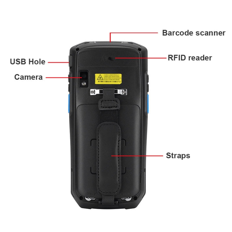 UNIWA S9000 Scanner Terminal Rugged Phone, 2GB+16GB, Waterproof Dustproof Shockproof, 4800mAh Battery, 5.0 inch Android 9.0 MTK6761 Quad Core up to 2.0GHz, Network: 4G(Black) - UNIWA by UNIWA | Online Shopping South Africa | PMC TechLife