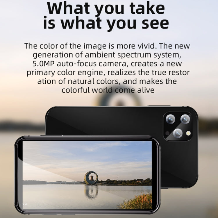 SOYES i14 Mini Smart Card Phone, 2GB+32GB, 3.0 inch Android 8.1 MTK6580 Quad Core 1.3GHz, Network: 3G, Dual SIM, Global Version with Google Play(Black) - free shipping - PMC TechLife - Order now!