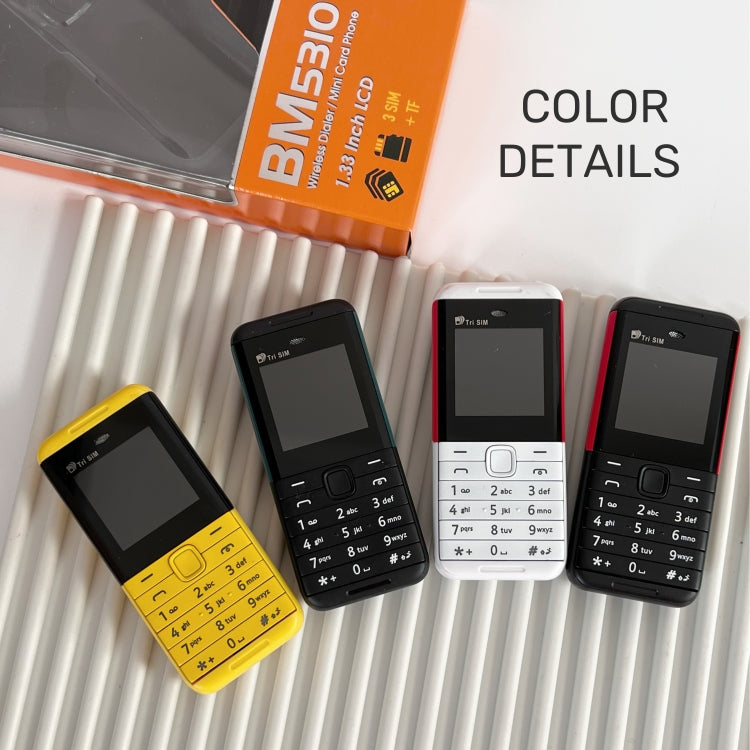 SERVO BM5310 Mini Mobile Phone, Russian Key, 1.33 inch, MTK6261D, 21 Keys, Support Bluetooth, FM, Magic Sound, Auto Call Record, GSM, Triple SIM (Black Red) - free shipping - PMC TechLife - Order now!