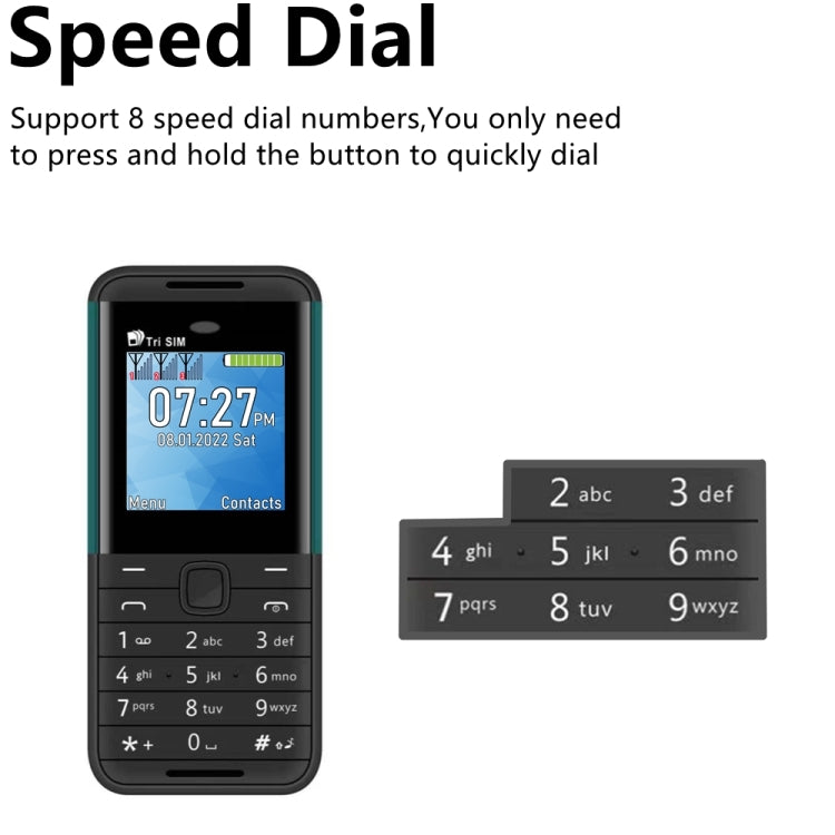 SERVO BM5310 Mini Mobile Phone, English Key, 1.33 inch, MTK6261D, 21 Keys, Support Bluetooth, FM, Magic Sound, Auto Call Record, GSM, Triple SIM (White) - free shipping - PMC TechLife - Order now!