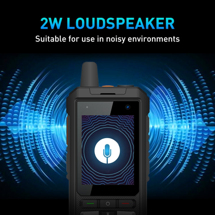 UNIWA F80S Walkie Talkie Rugged Phone, 1GB+8GB, Waterproof Dustproof Shockproof, 5300mAh Battery, 2.4 inch Android 10 Spreadtrum SL8541E Quad Core up to 1.4GHz, Network: 4G, Dual SIM, PoC, SOS (Black) - UNIWA by UNIWA | Online Shopping South Africa | PMC TechLife