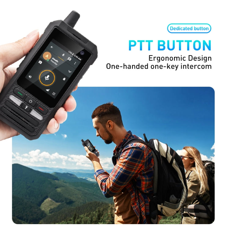 UNIWA F80S Walkie Talkie Rugged Phone, 1GB+8GB, Waterproof Dustproof Shockproof, 5300mAh Battery, 2.4 inch Android 10 Spreadtrum SL8541E Quad Core up to 1.4GHz, Network: 4G, Dual SIM, PoC, SOS (Black) - UNIWA by UNIWA | Online Shopping South Africa | PMC TechLife