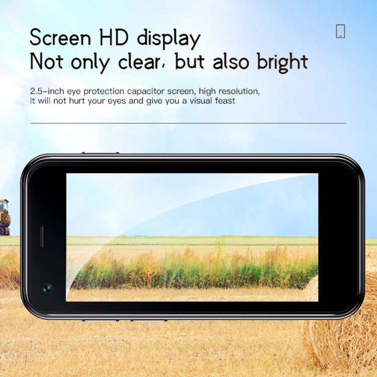 SOYES P40, 1GB+8GB, 2.5 inch MTK6580 Quad Core up to 1.3GHz, Bluetooth, WiFi, FM, Network: 3G, Dual SIM(Black) - SOYES by SOYES | Online Shopping South Africa | PMC TechLife