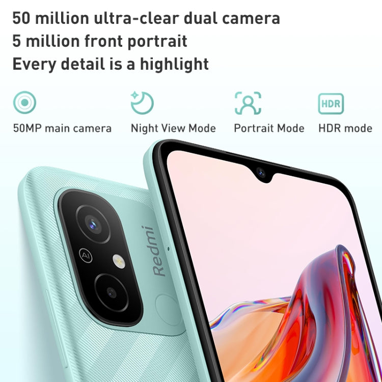 Xiaomi Redmi 12C, 50MP Camera, 6GB+128GB, 5000mAh Battery, Face Identification, 6.71 inch MIUI 13 MediaTek Helio G85 Octa Core up to 2.0GHz, Network: 4G, Dual SIM, Not Support Google Play(Blue) - free shipping - PMC TechLife - Order now!