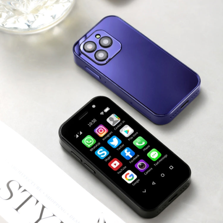 SOYES 14 Pro, 3GB+32GB, Face Recognition, 3.0 inch Android 9.0 MTK6739CW Quad Core up to 1.28GHz, OTG, Network: 4G, Dual SIM, Support Google Play (Purple) - SOYES by SOYES | Online Shopping South Africa | PMC TechLife