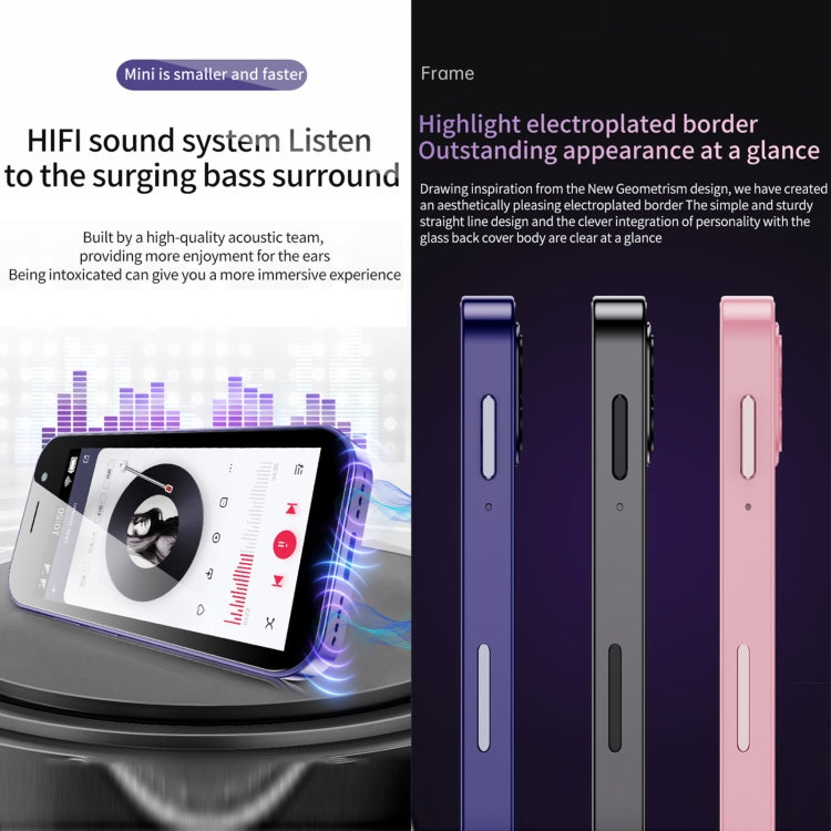 SOYES 14 Pro, 3GB+64GB, Face Recognition, 3.0 inch Android 9.0 MTK6739CW Quad Core up to 1.28GHz, OTG, Network: 4G, Dual SIM, Support Google Play(Purple) - SOYES by SOYES | Online Shopping South Africa | PMC TechLife