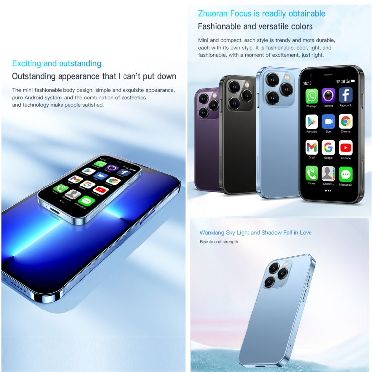 SOYES XS15, 2GB+16GB, 3.0 inch Android 8.1 MTK6580 Quad Core up to 1.3GHz, Bluetooth, WiFi, GPS, Network: 3G, Dual SIM (Blue) - SOYES by SOYES | Online Shopping South Africa | PMC TechLife