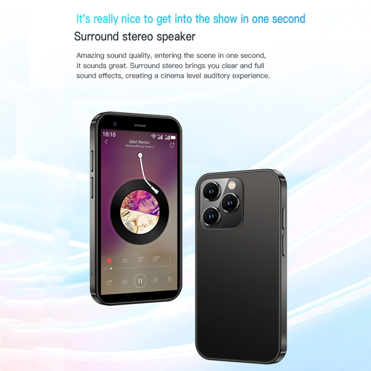 SOYES XS15, 2GB+16GB, 3.0 inch Android 8.1 MTK6580 Quad Core up to 1.3GHz, Bluetooth, WiFi, GPS, Network: 3G, Dual SIM (Black) - SOYES by SOYES | Online Shopping South Africa | PMC TechLife