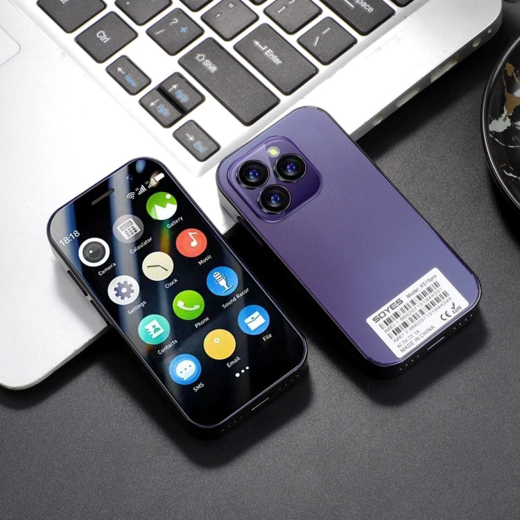 SOYES XS15 Pro, 2GB+16GB, 3.0 inch Android 9.0 MTK6737 Quad Core, Bluetooth, WiFi, Network: 3G, Dual SIM (Purple) - SOYES by SOYES | Online Shopping South Africa | PMC TechLife | Buy Now Pay Later Mobicred