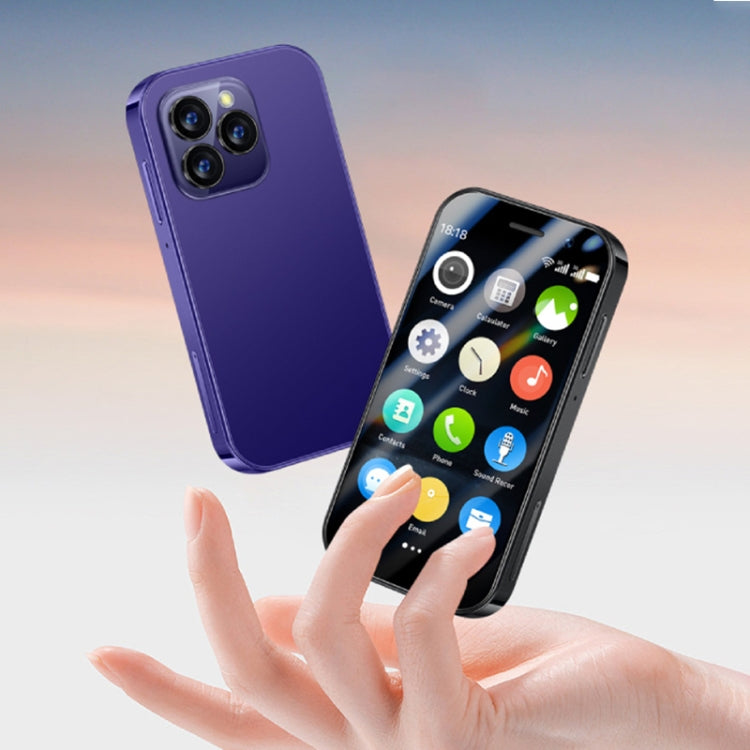 SOYES XS15 Pro, 2GB+16GB, 3.0 inch Android 9.0 MTK6737 Quad Core, Bluetooth, WiFi, Network: 3G, Dual SIM (Purple) - SOYES by SOYES | Online Shopping South Africa | PMC TechLife | Buy Now Pay Later Mobicred