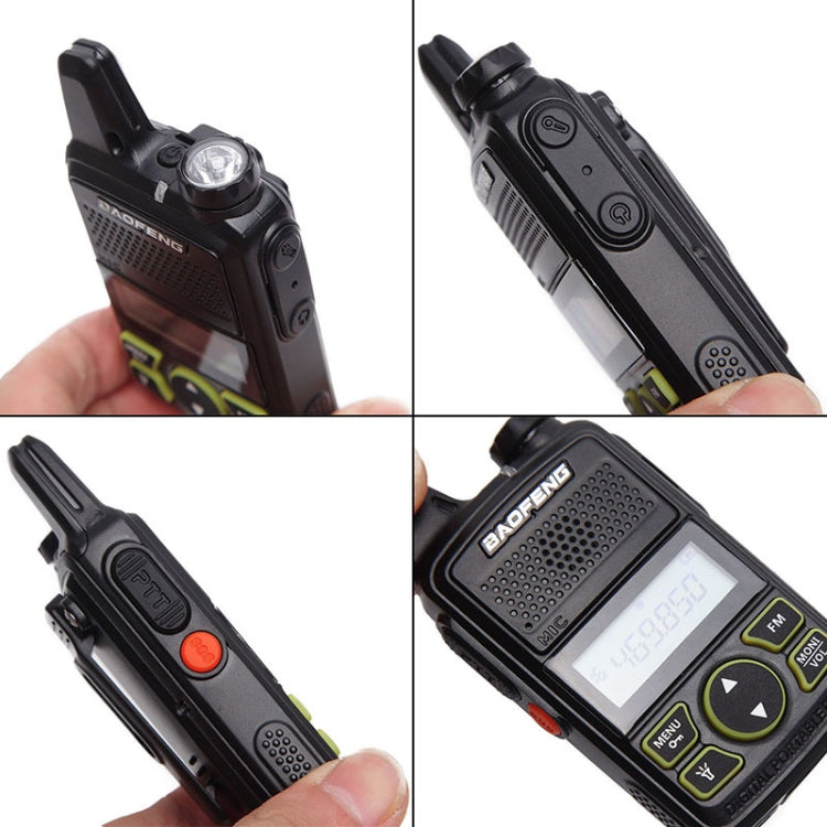 BaoFeng BF-T1 Single Band Radio Handheld Walkie Talkie, EU Plug - free shipping - PMC TechLife - Order now!