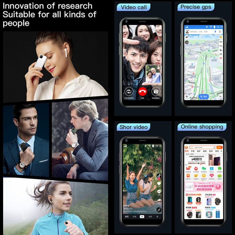 SOYES XS11, 1GB+8GB, 2.5 inch MTK6580 Quad Core up to 1.3GHz, Bluetooth, WiFi, FM, Network: 3G, Dual SIM(Black) - free shipping - PMC TechLife - Order now!