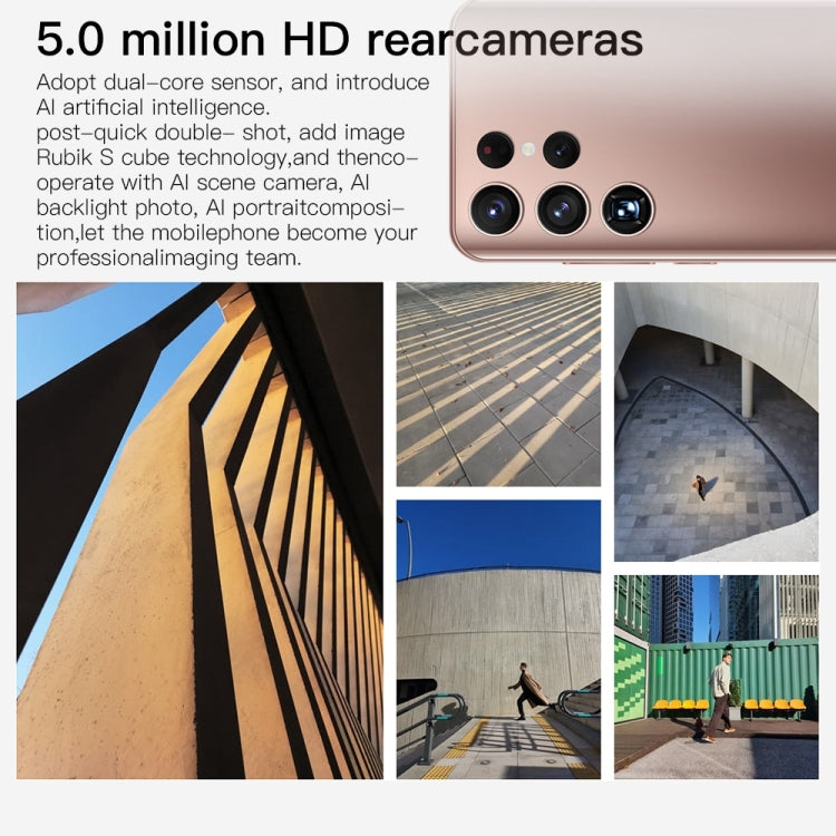 S22 Ultra 5G N10, 1GB+8GB, 6.3 inch Waterdrop Screen, Face Identification, Android 6.0 MTK6582 Quad Core, Network: 3G(Blue) -  by PMC TechLife | Online Shopping South Africa | PMC TechLife | Buy Now Pay Later Mobicred