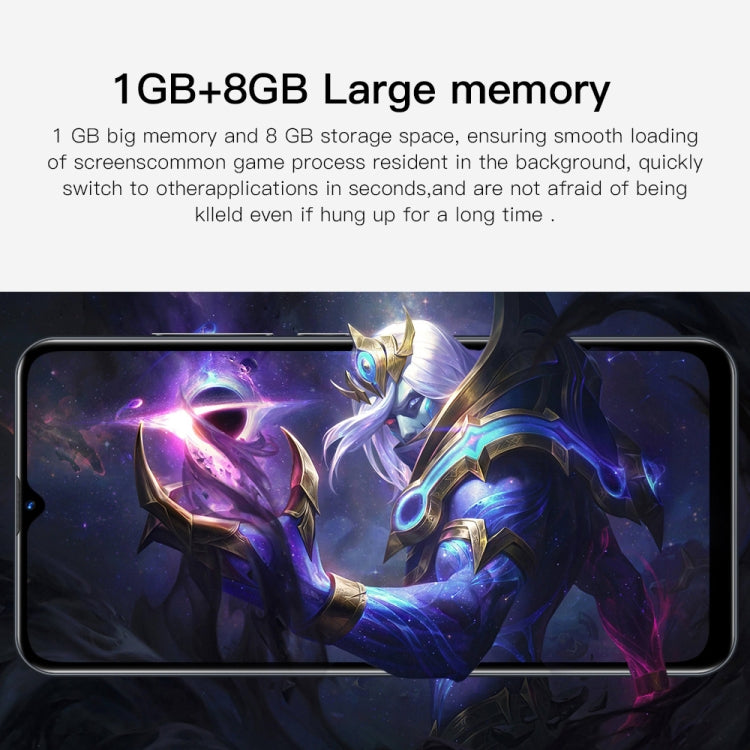 S22 Ultra 5G N10, 1GB+8GB, 6.3 inch Waterdrop Screen, Face Identification, Android 6.0 MTK6582 Quad Core, Network: 3G(Blue) -  by PMC TechLife | Online Shopping South Africa | PMC TechLife | Buy Now Pay Later Mobicred