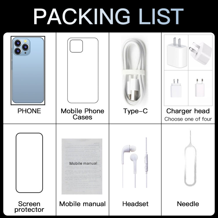 i13 Pro Max N83, 1GB+16GB, 6.1 inch Notch Screen, Face Identification, Android 6.0 Spreadtrum 7731G Quad Core, Network: 3G, Dual SIM(Black) - free shipping - PMC TechLife - Order now!