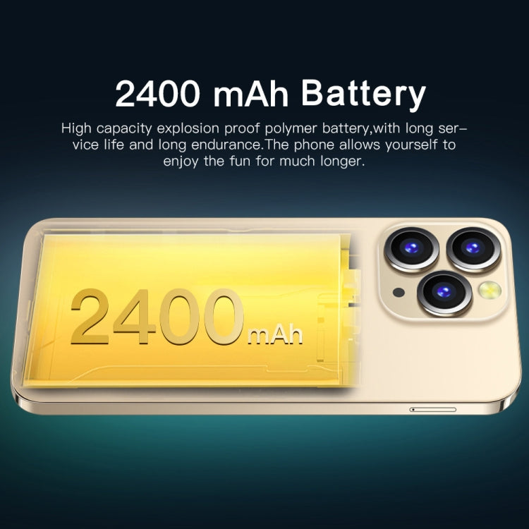 i14 Pro Max N86, 2GB+16GB, 6.3 inch, Face Identification, Android 8.1 MTK6737 Quad Core, Network: 4G(Gold) - free shipping - PMC TechLife - Order now!