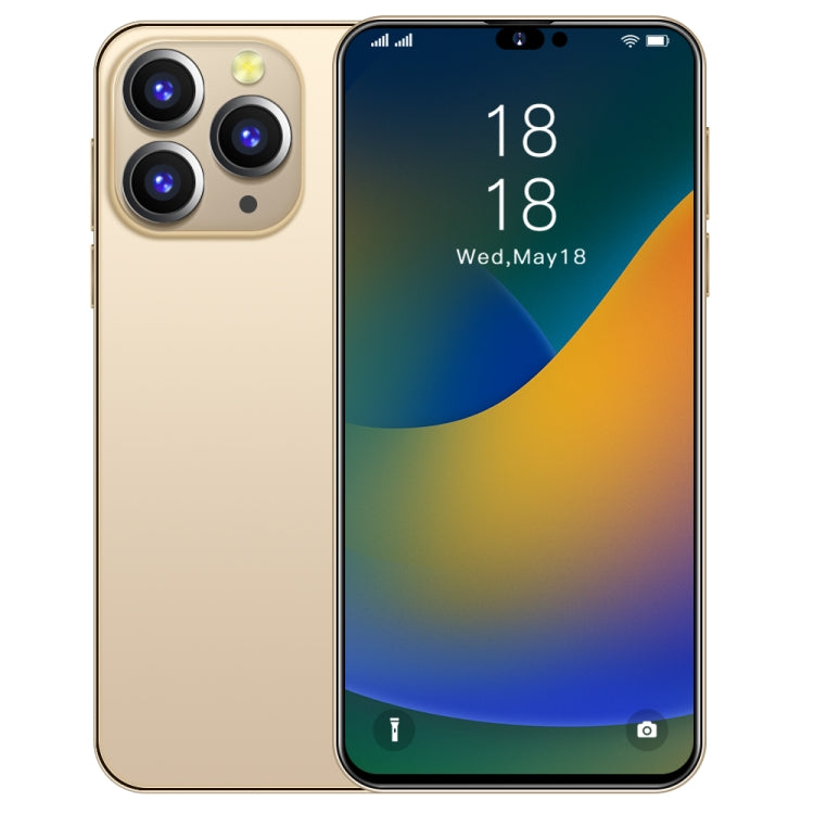 i14 Pro Max N86, 4GB+32GB, 6.3 inch, Face Identification, Android 10 MTK6737 Quad Core, Network: 4G,  with 64GB TF Card (Gold) - free shipping - PMC TechLife - Order now!