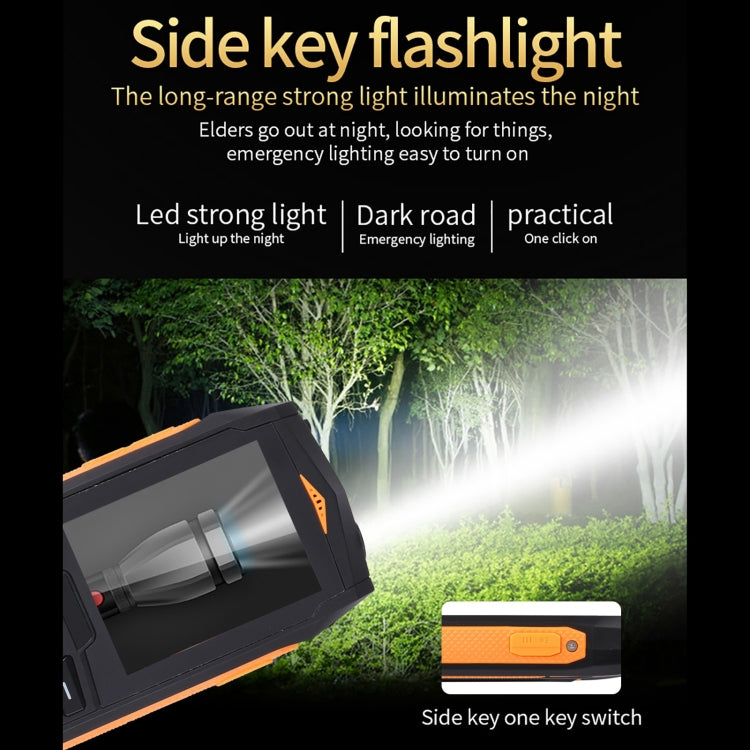 Rugtel R1C Rugged Phone, IP68 Waterproof Dustproof Shockproof, 2.4 inch, MTK6261D, 2000mAh Battery, SOS, FM, Dual SIM(Orange) - free shipping - PMC TechLife - Order now!