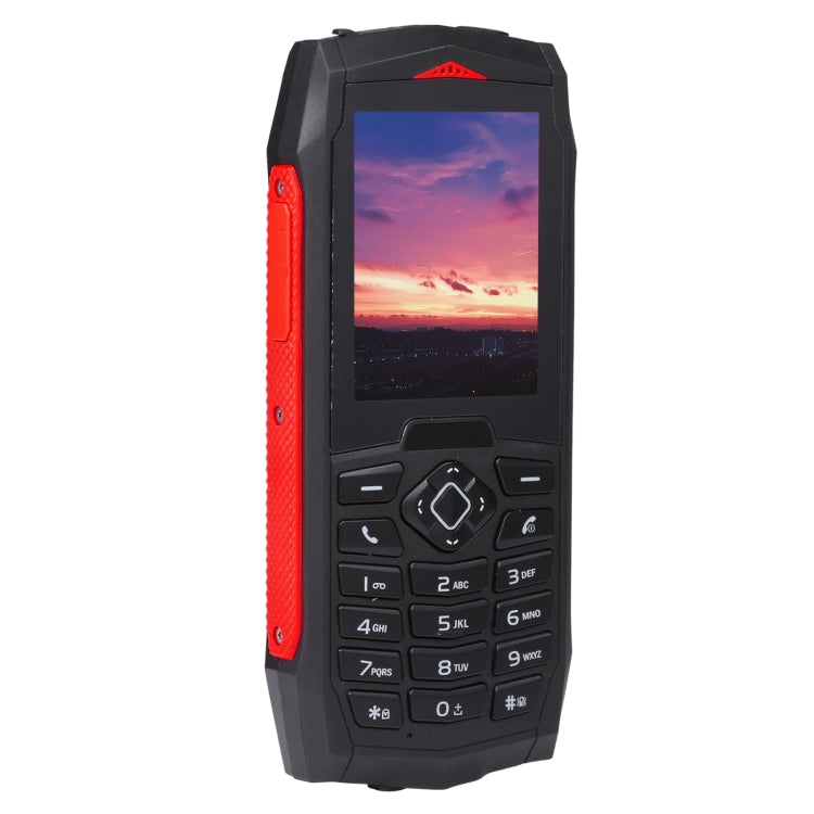 Rugtel R1C Rugged Phone, IP68 Waterproof Dustproof Shockproof, 2.4 inch, MTK6261D, 2000mAh Battery, SOS, FM, Dual SIM(Red) - free shipping - PMC TechLife - Order now!