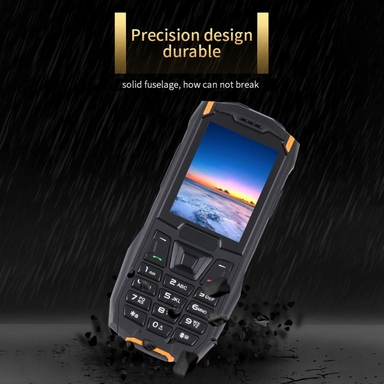 Rugtel R2C Rugged Phone, IP68 Waterproof Dustproof Shockproof, 2.4 inch, MTK6261D, 2500mAh Battery, SOS, FM, Dual SIM (Orange) - free shipping - PMC TechLife - Order now!