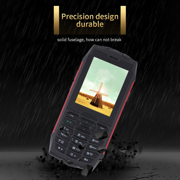Rugtel R3C Rugged Phone, IP68 Waterproof Dustproof Shockproof, 2.8 inch, MTK6261D, 2000mAh Battery, SOS, FM, Dual SIM(Red) - free shipping - PMC TechLife - Order now!