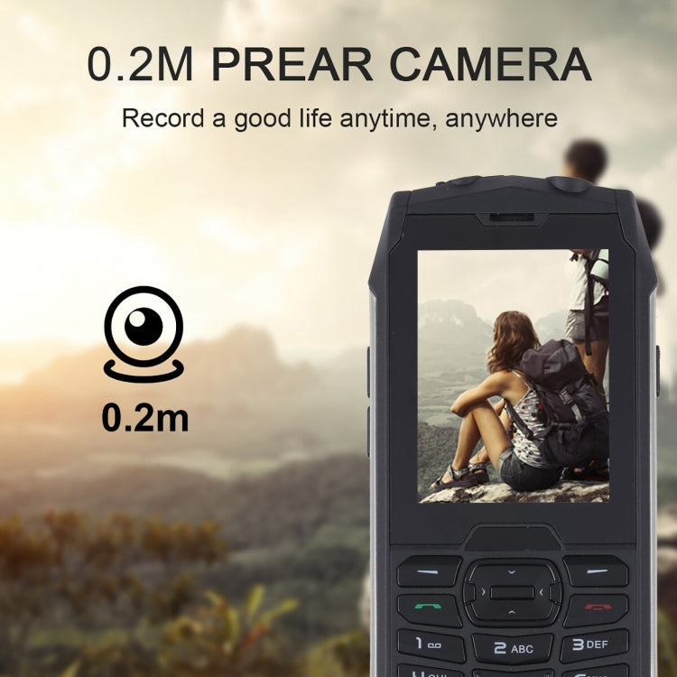 Rugtel R3C Rugged Phone, IP68 Waterproof Dustproof Shockproof, 2.8 inch, MTK6261D, 2000mAh Battery, SOS, FM, Dual SIM(Silver) - free shipping - PMC TechLife - Order now!