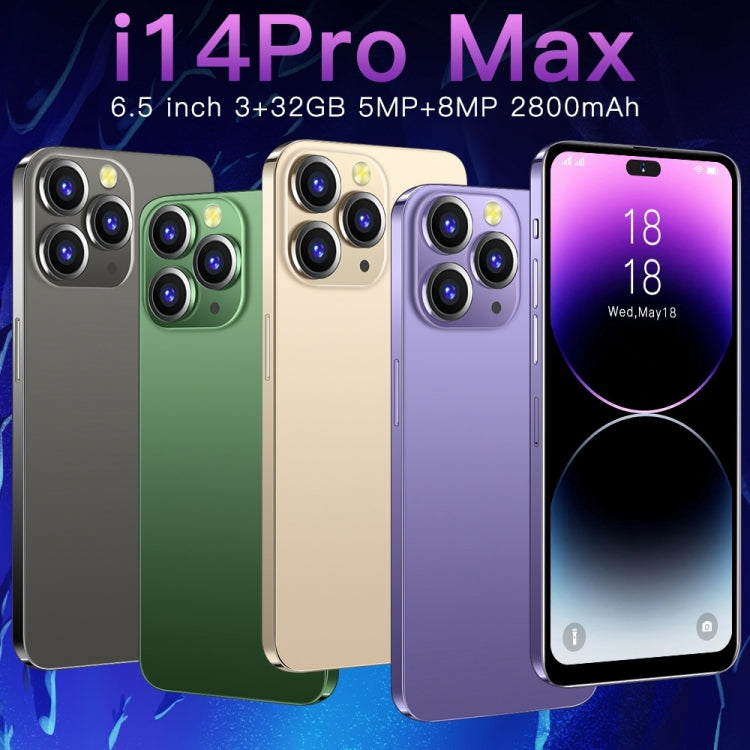 i14 Pro Max / H208A, 3GB+32GB, 6.5 inch Dynamic Island Screen, Face Identification, Android 8.1 MTK6753 Octa Core, Network: 4G (Gold) - free shipping - PMC TechLife - Order now!