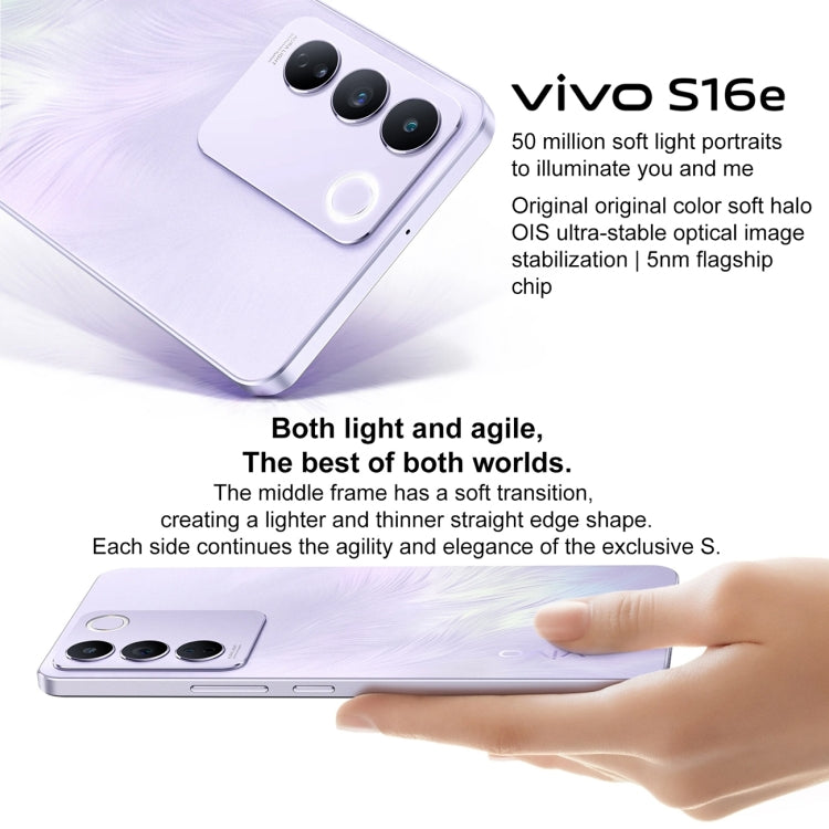 vivo S16e 5G, 50MP Camera, 8GB+128GB, Triple Back Cameras, Srceen Fingerprint Identification, 4600mAh Battery, 6.62 inch Android 11 OriginOS Ocean Exynos 1080 Octa Core up to 2.8GHz, OTG, NFC, Network: 5G (Green) - free shipping - PMC TechLife - Order now!