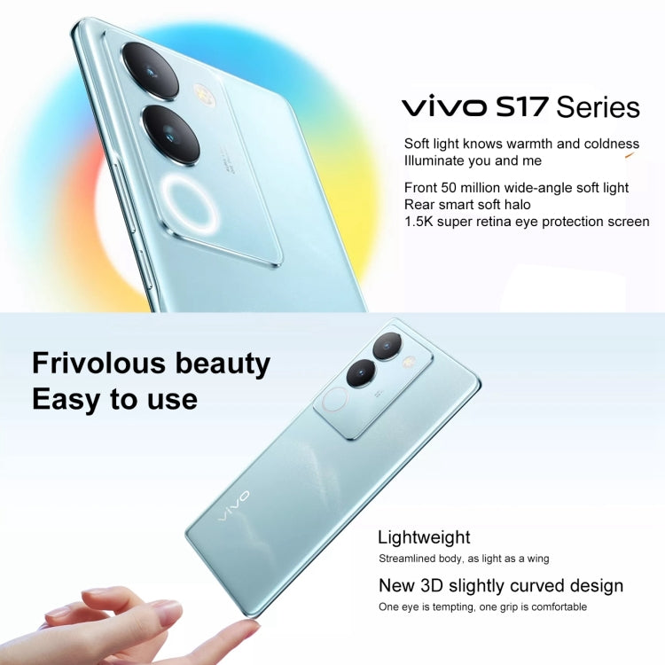 vivo S17 5G, 50MP Camera, 8GB+ 256GB, Dual Back Cameras, Srceen Fingerprint Identification, 4600mAh Battery, 6.78 inch Android 13 OriginOS 3 Snapdragon 778G+ Octa Core up to 2.5GHz, OTG, NFC, Network: 5G(Pink) - free shipping - PMC TechLife - Order now!