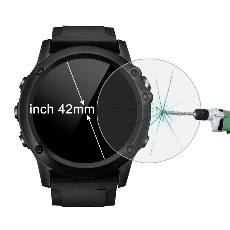 ENKAY Hat-Prince for 42mm Diameter Circular Dial Smart Watch 0.2mm 9H Surface Hardness 2.15D Curved Explosion-proof Tempered Glass Screen Film - Screen Protector by ENKAY | Online Shopping South Africa | PMC TechLife | Buy Now Pay Later Mobicred