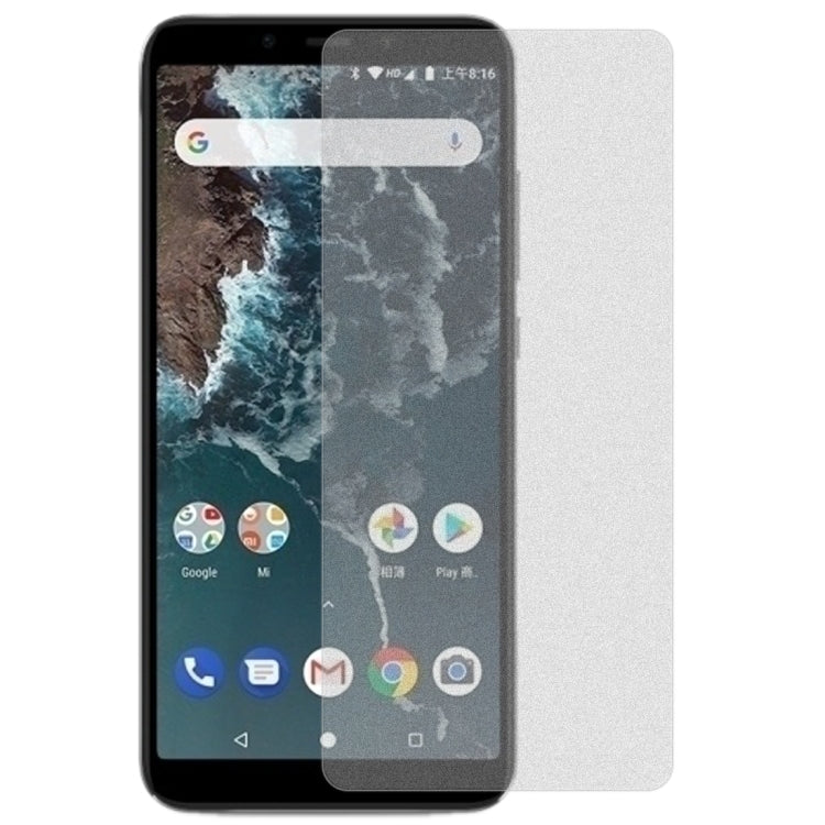 50 PCS Non-Full Matte Frosted Tempered Glass Film for Xiaomi Mi 6X / A2, No Retail Package -  by PMC TechLife | Online Shopping South Africa | PMC TechLife