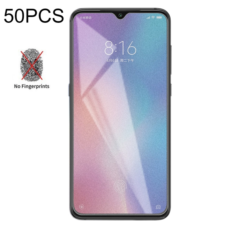50 PCS Non-Full Matte Frosted Tempered Glass Film for Xiaomi Mi 9, No Retail Package - free shipping - PMC TechLife - Order now!