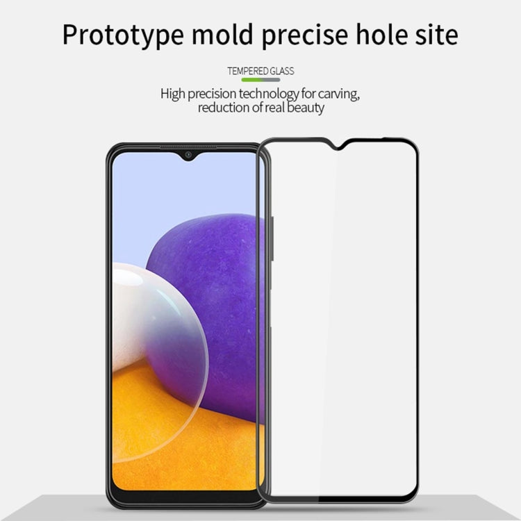 For Samsung Galaxy A22 4G PINWUYO 9H 3D Curved Full Screen Explosion-proof Tempered Glass Film(Black) (Black) - Galaxy Tempered Glass by PINWUYO | Online Shopping South Africa | PMC TechLife | Buy Now Pay Later Mobicred