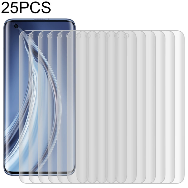 25 PCS For Xiaomi Mi 10 Pro 5G 9H HD 3D Curved Edge Tempered Glass Film (Transparent) - free shipping - PMC TechLife - Order now!