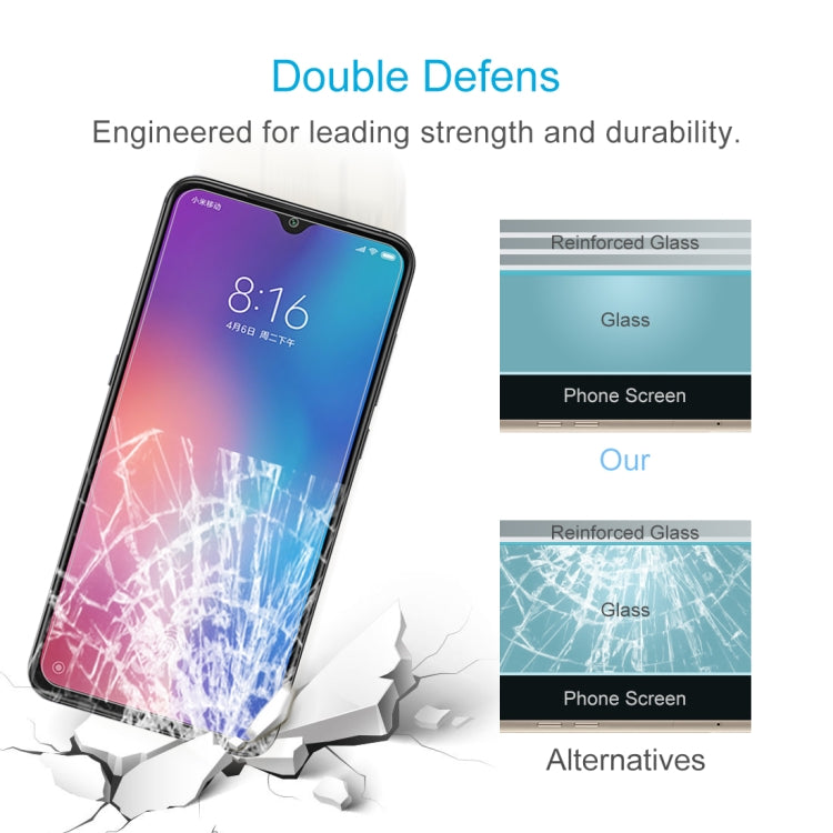 100 PCS 0.26mm 9H 2.5D Tempered Glass Film for Xiaomi Mi 9 SE -  by PMC TechLife | Online Shopping South Africa | PMC TechLife