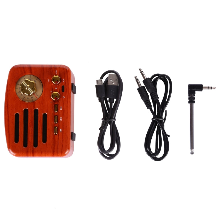 Angel MA-1500 Retro Bluetooth HiFi Radio Speaker with Colorful LED Light, Support USB & FM & 3.5mm Aux - Mini Speaker by PMC TechLife | Online Shopping South Africa | PMC TechLife | Buy Now Pay Later Mobicred