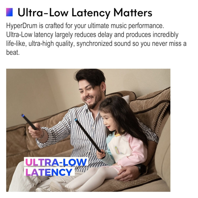 Hyperdrum Somatosensory Virtual Drum Kit Smart Portable Musical Instrument (Black) - free shipping - PMC TechLife - Order now!